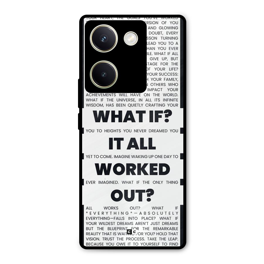 What If Metal Back Case for Vivo Y200 Pro