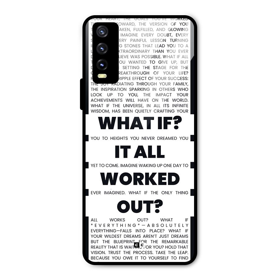 What If Metal Back Case for Vivo Y20i