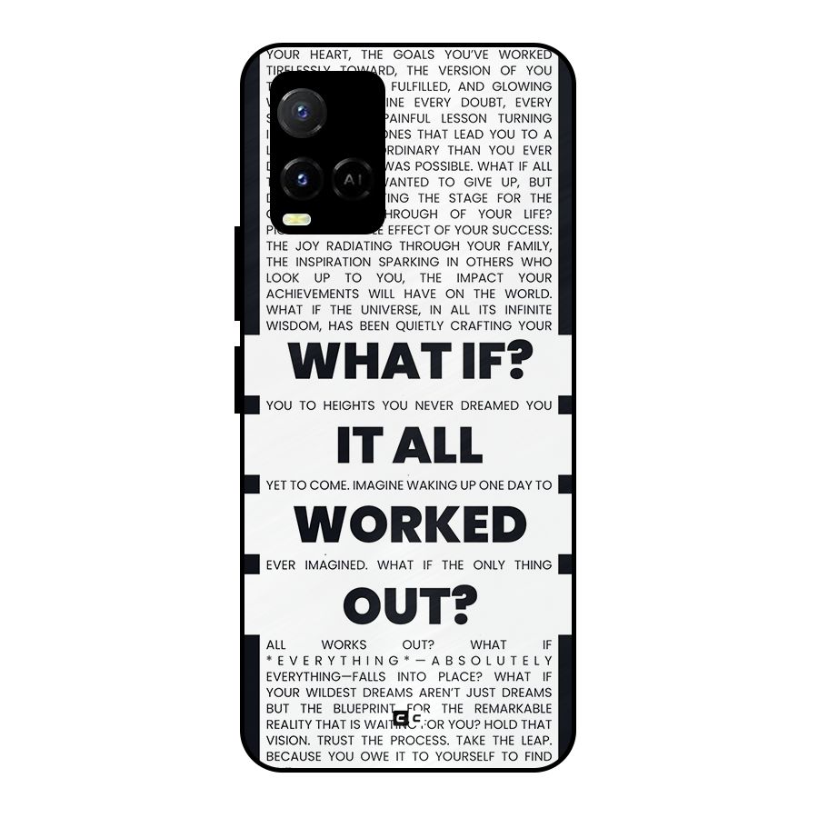 What If Metal Back Case for Vivo Y21T