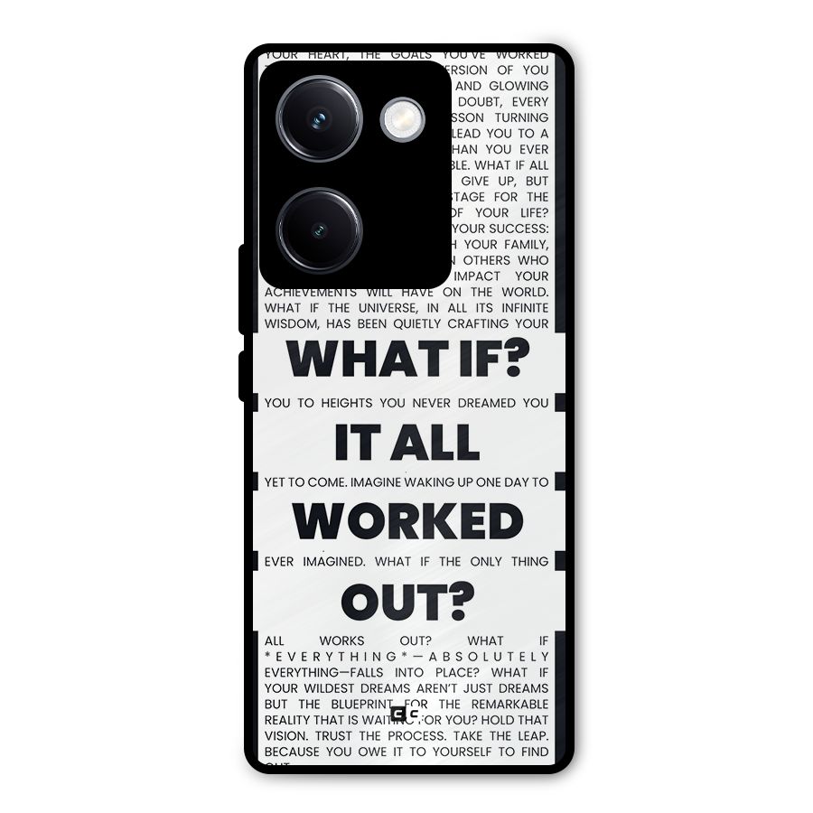 What If Metal Back Case for Vivo Y300 Plus