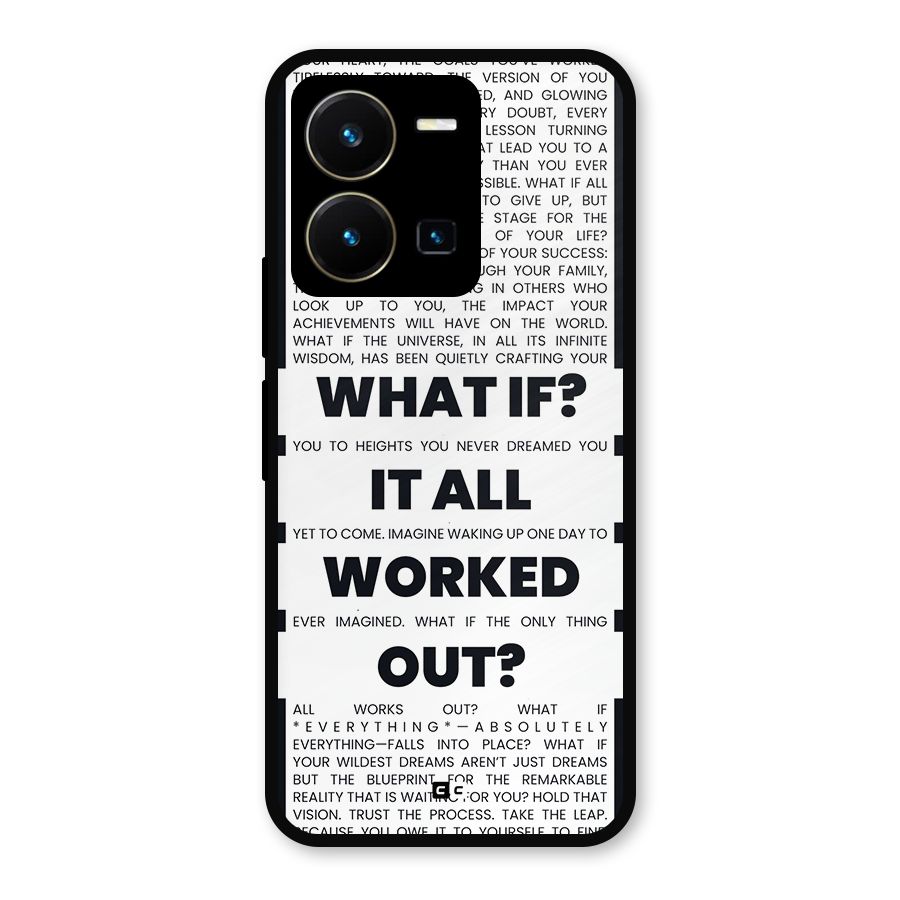 What If Metal Back Case for Vivo Y35