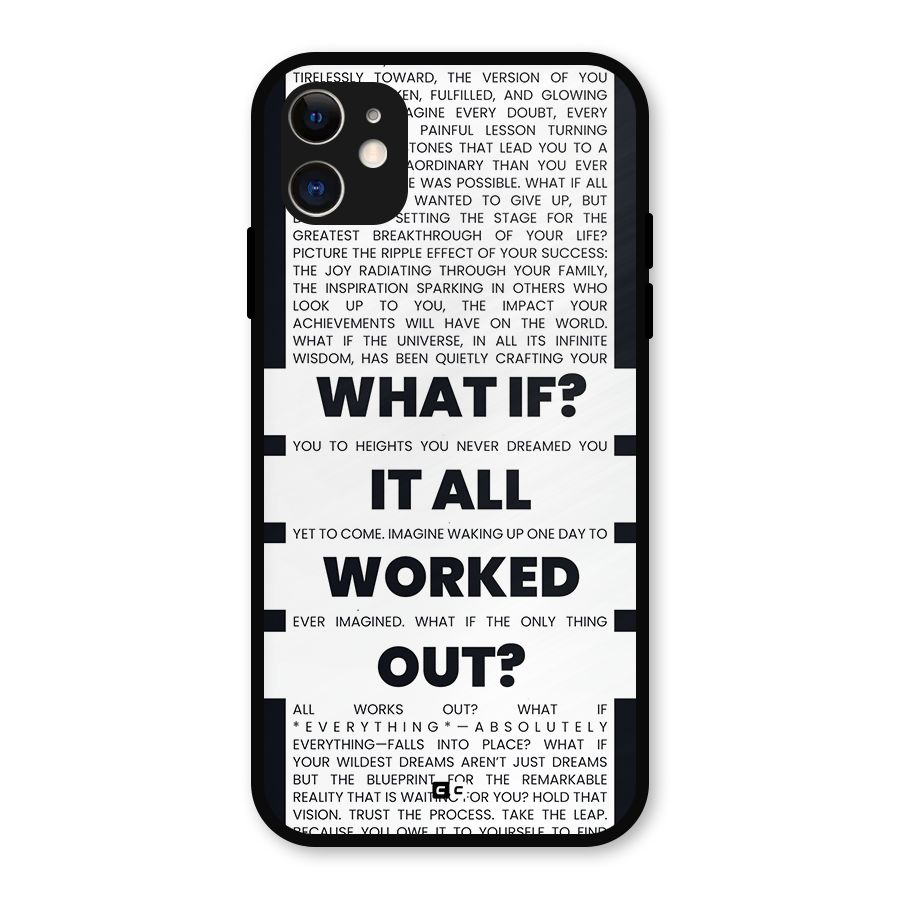 What If Metal Back Case for iPhone 11