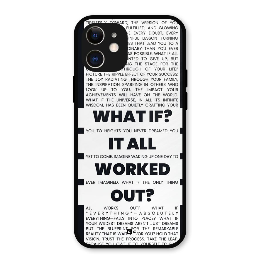 What If Metal Back Case for iPhone 12