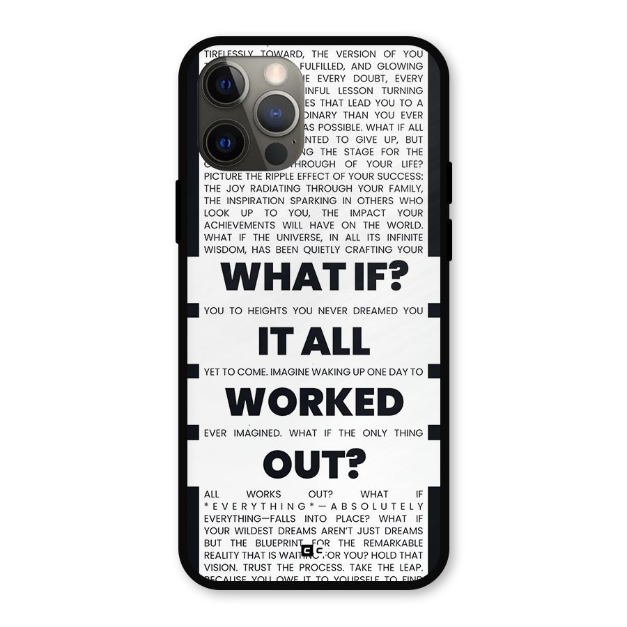 What If Metal Back Case for iPhone 12 Pro