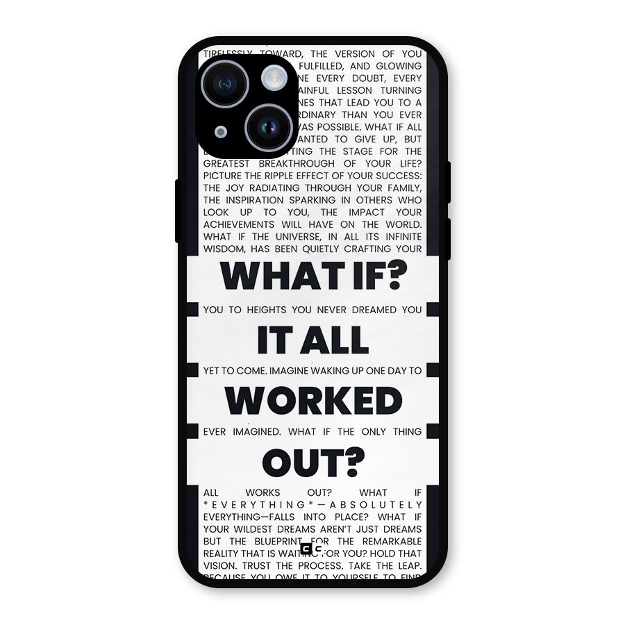 What If Metal Back Case for iPhone 14
