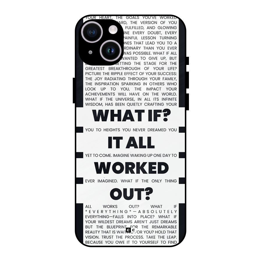 What If Metal Back Case for iPhone 14 Plus