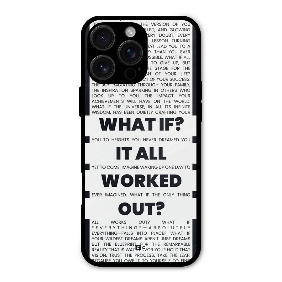 What If Metal Back Case for iPhone 16 Pro Max