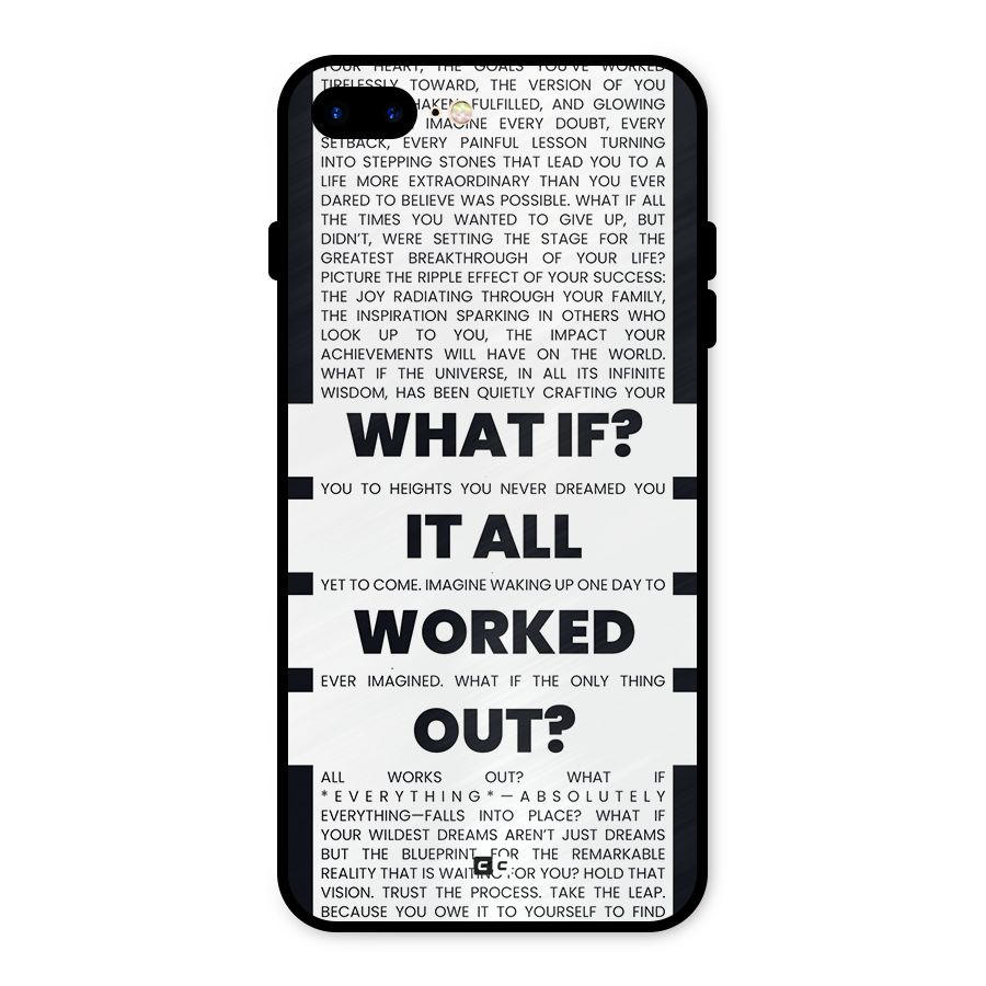 What If Metal Back Case for iPhone 8 Plus
