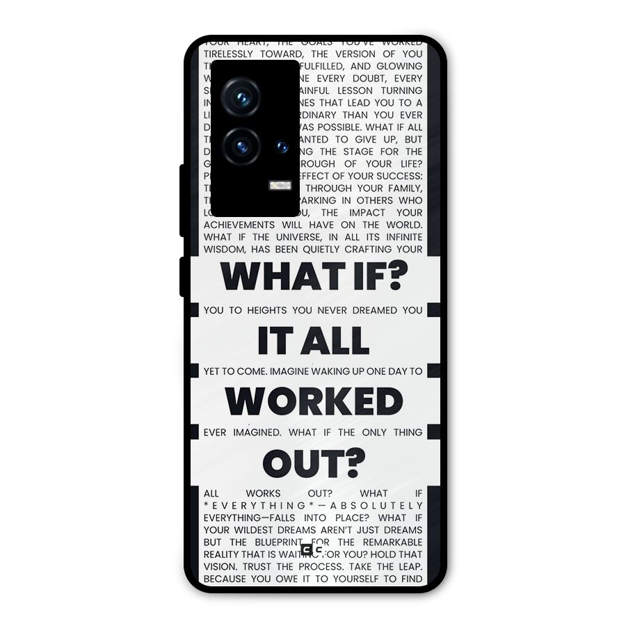 What If Metal Back Case for iQOO 9 5G