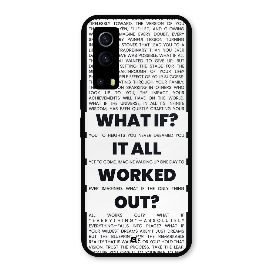What If Metal Back Case for iQOO Z3