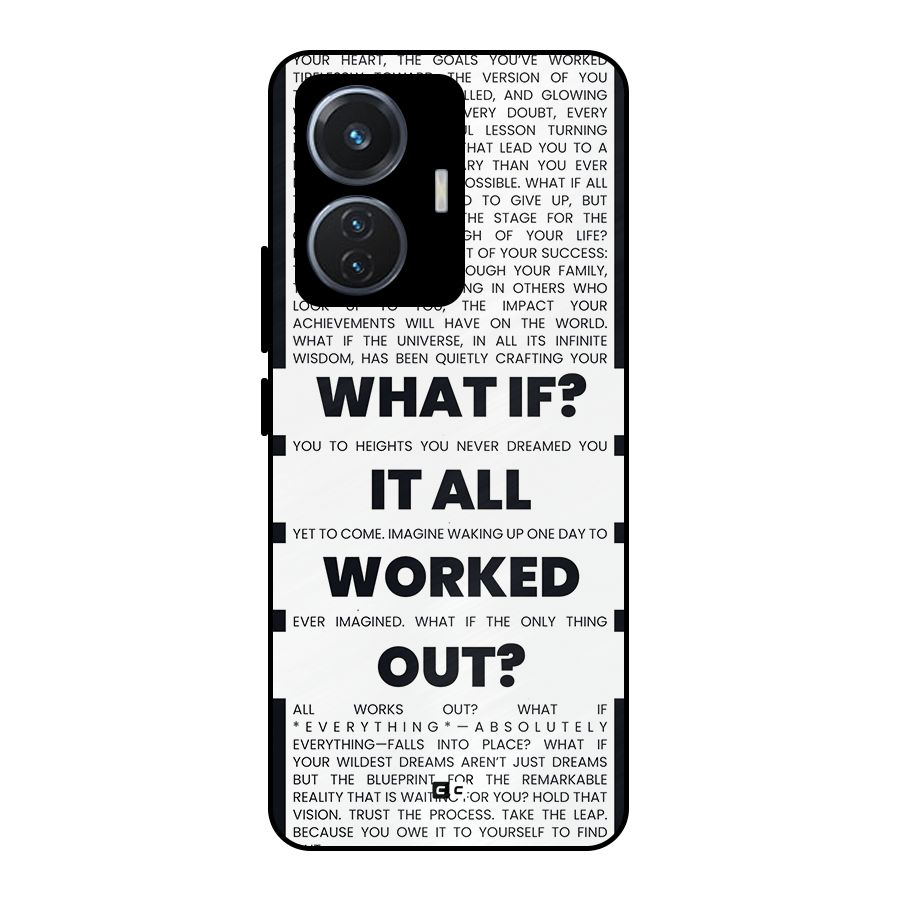 What If Metal Back Case for iQOO Z6 44W