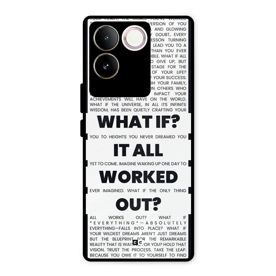 What If Metal Back Case for iQOO Z7 Pro