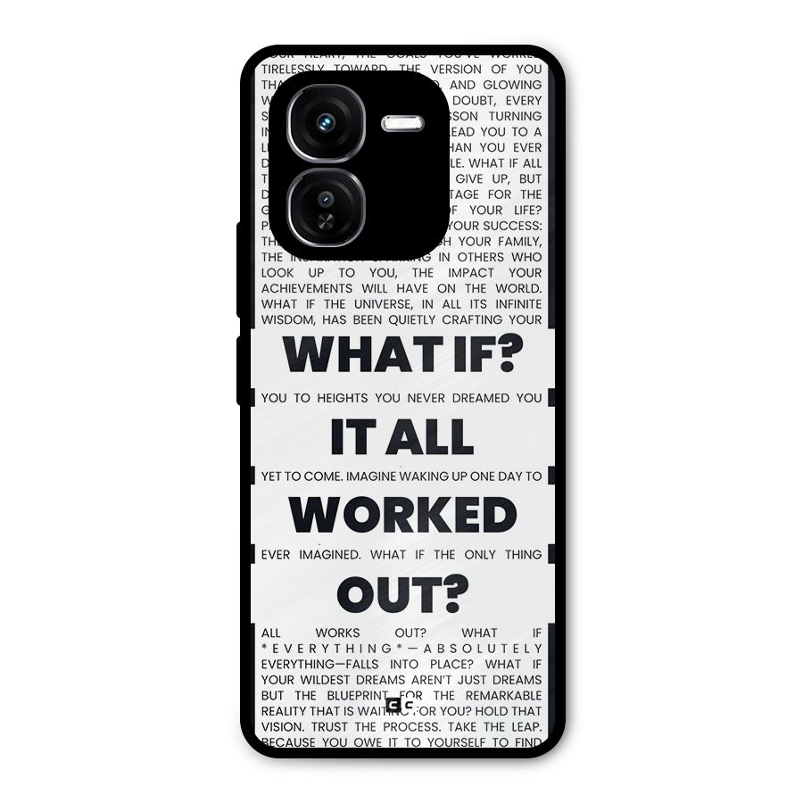 What If Metal Back Case for iQOO Z9x