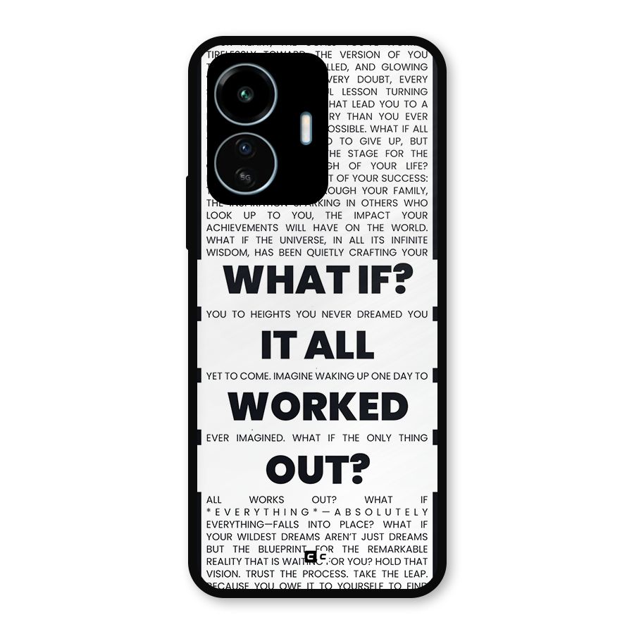 What If Metal Back Case for vivo iQOO Z6 Lite 5G