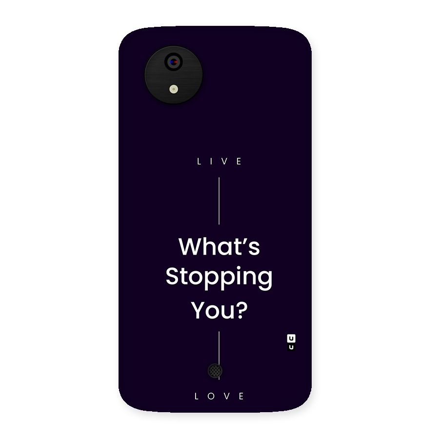 What Stopping You Back Case for Canvas A1  AQ4501