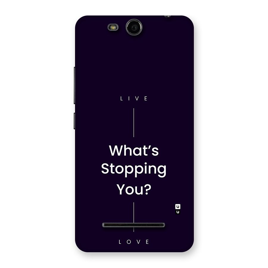 What Stopping You Back Case for Canvas Juice 3 Q392