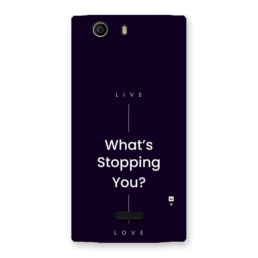 What Stopping You Back Case for Canvas Nitro 2 E311