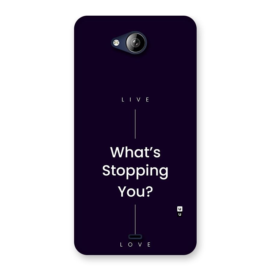 What Stopping You Back Case for Canvas Play Q355