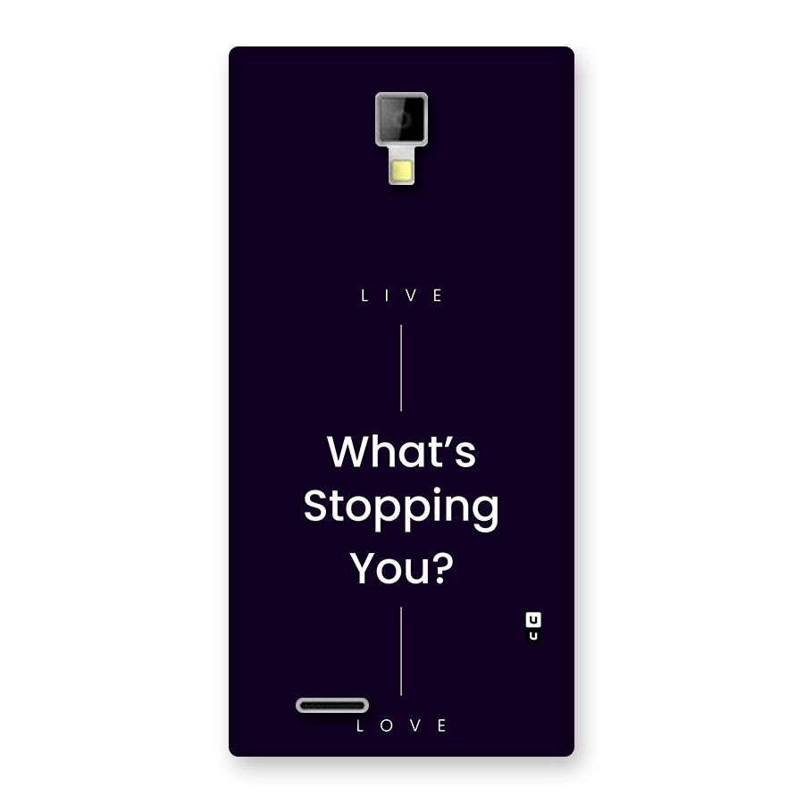 What Stopping You Back Case for Canvas Xpress A99