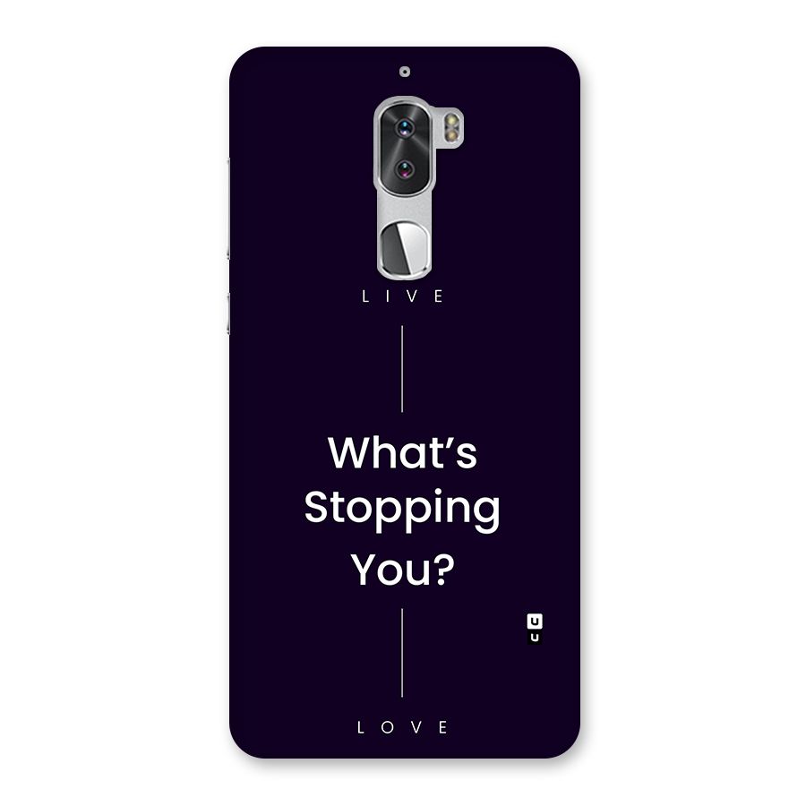 What Stopping You Back Case for Coolpad Cool 1