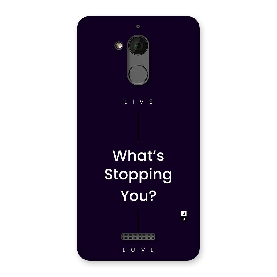 What Stopping You Back Case for Coolpad Note 5