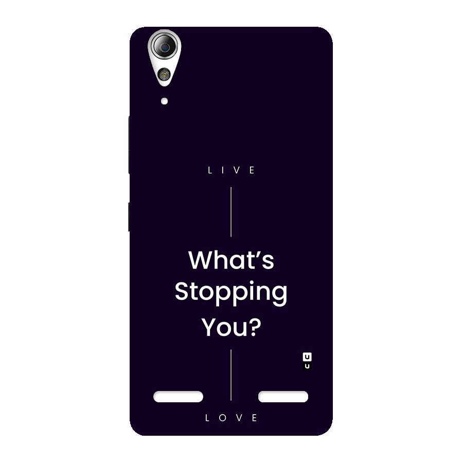 What Stopping You Back Case for Lenovo A6000