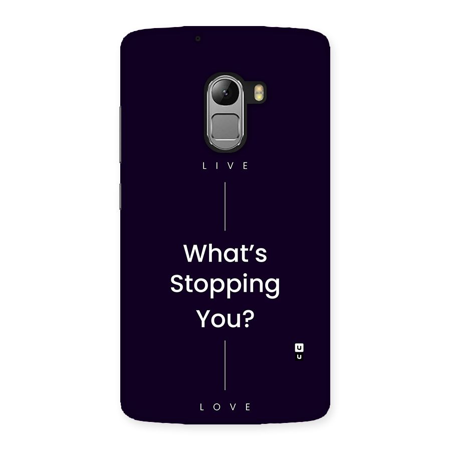 What Stopping You Back Case for Lenovo K4 Note
