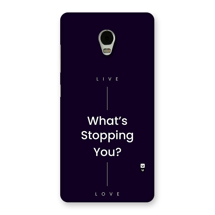 What Stopping You Back Case for Lenovo Vibe P1