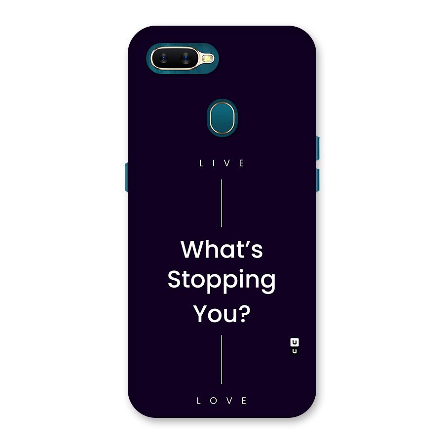 What Stopping You Back Case for Oppo A12s