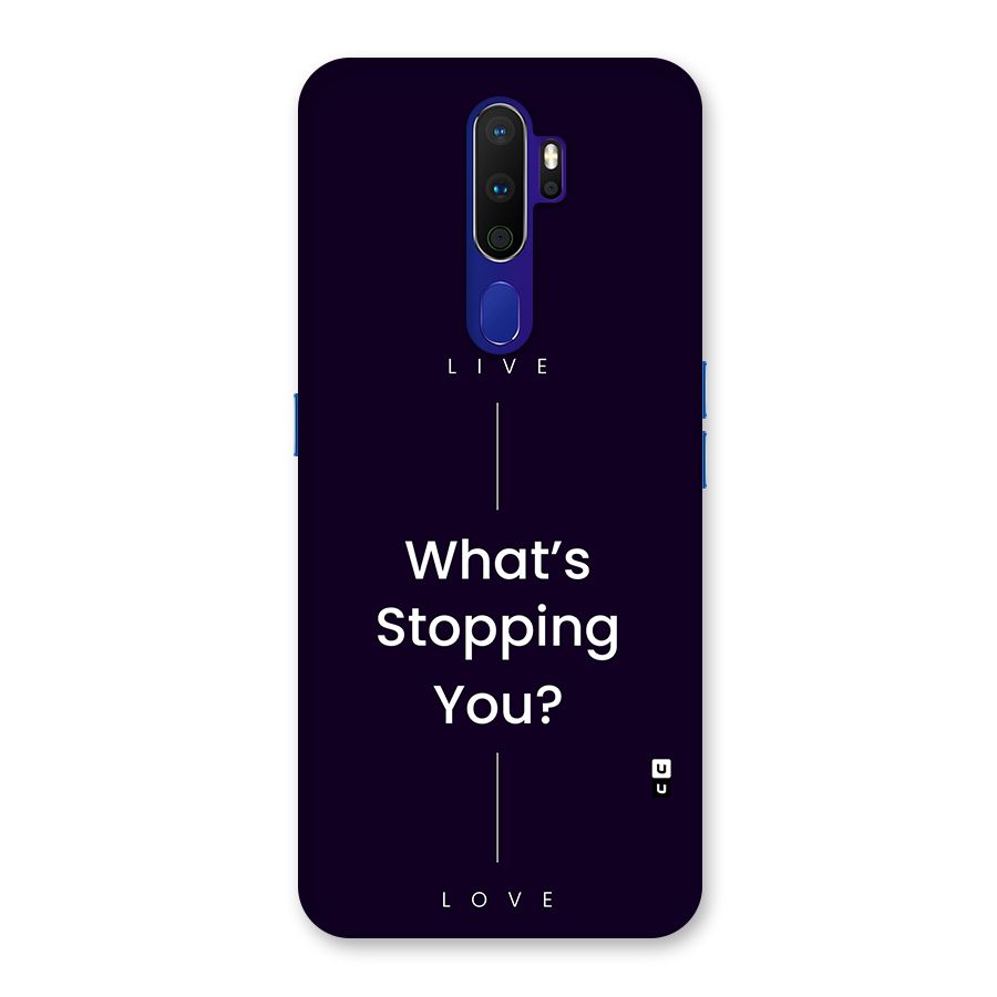 What Stopping You Back Case for Oppo A9 (2020)