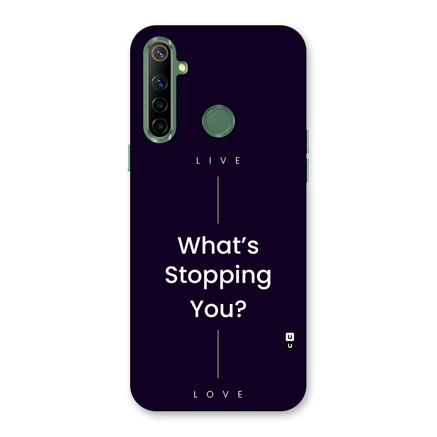 What Stopping You Back Case for Realme Narzo 10