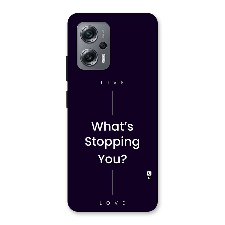 What Stopping You Back Case for Redmi K50i