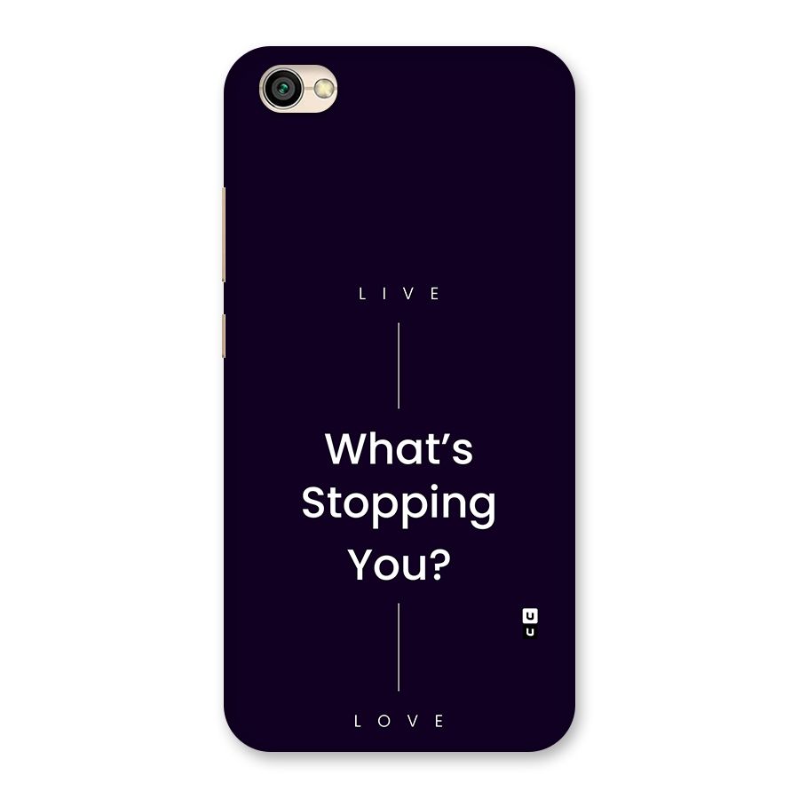 What Stopping You Back Case for Redmi Y1 Lite