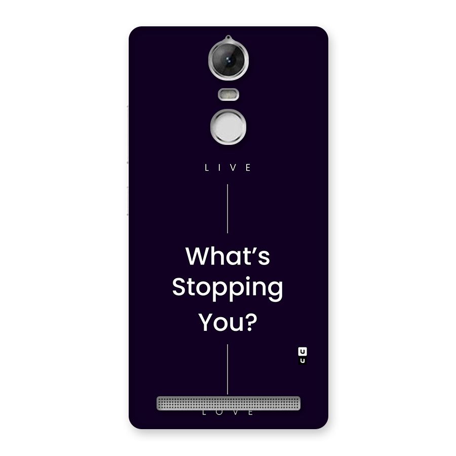 What Stopping You Back Case for Vibe K5 Note