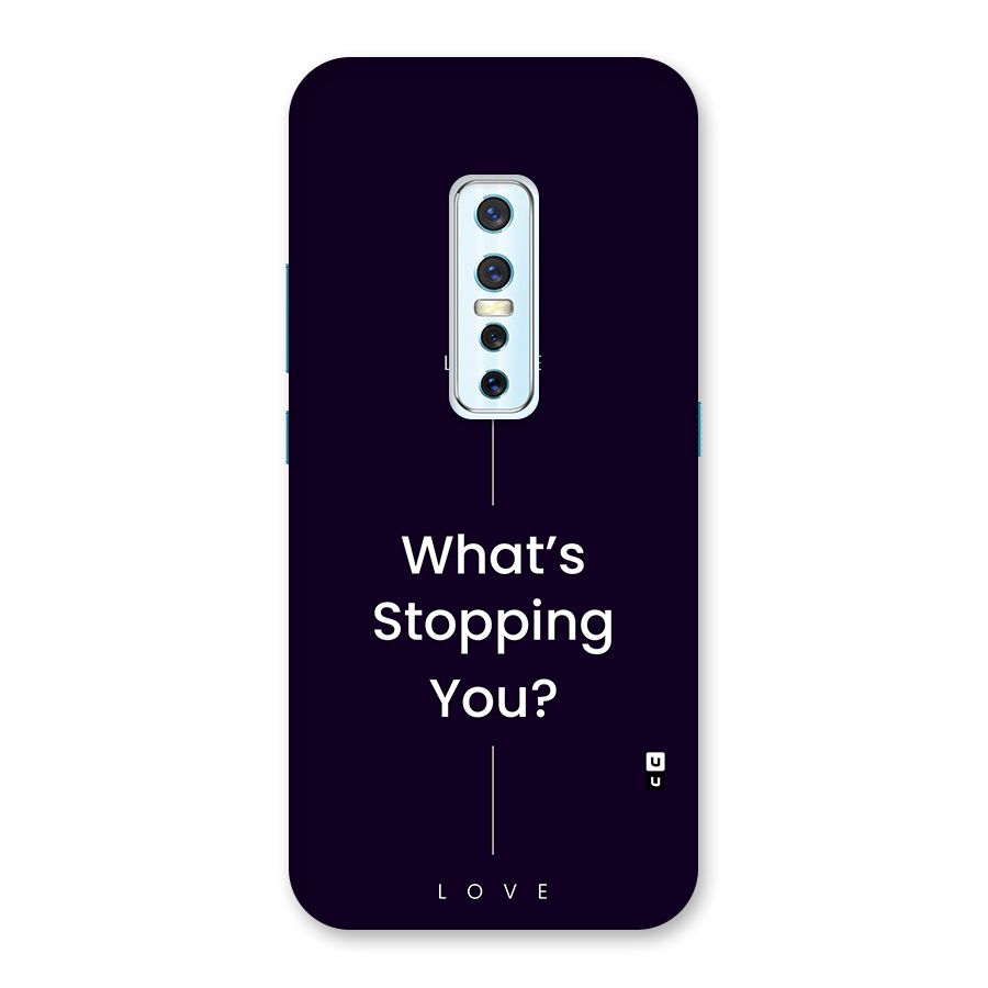What Stopping You Back Case for Vivo V17 Pro