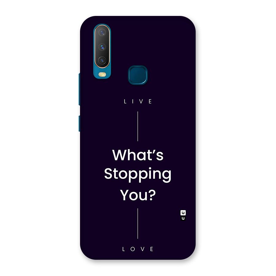 What Stopping You Back Case for Vivo Y11