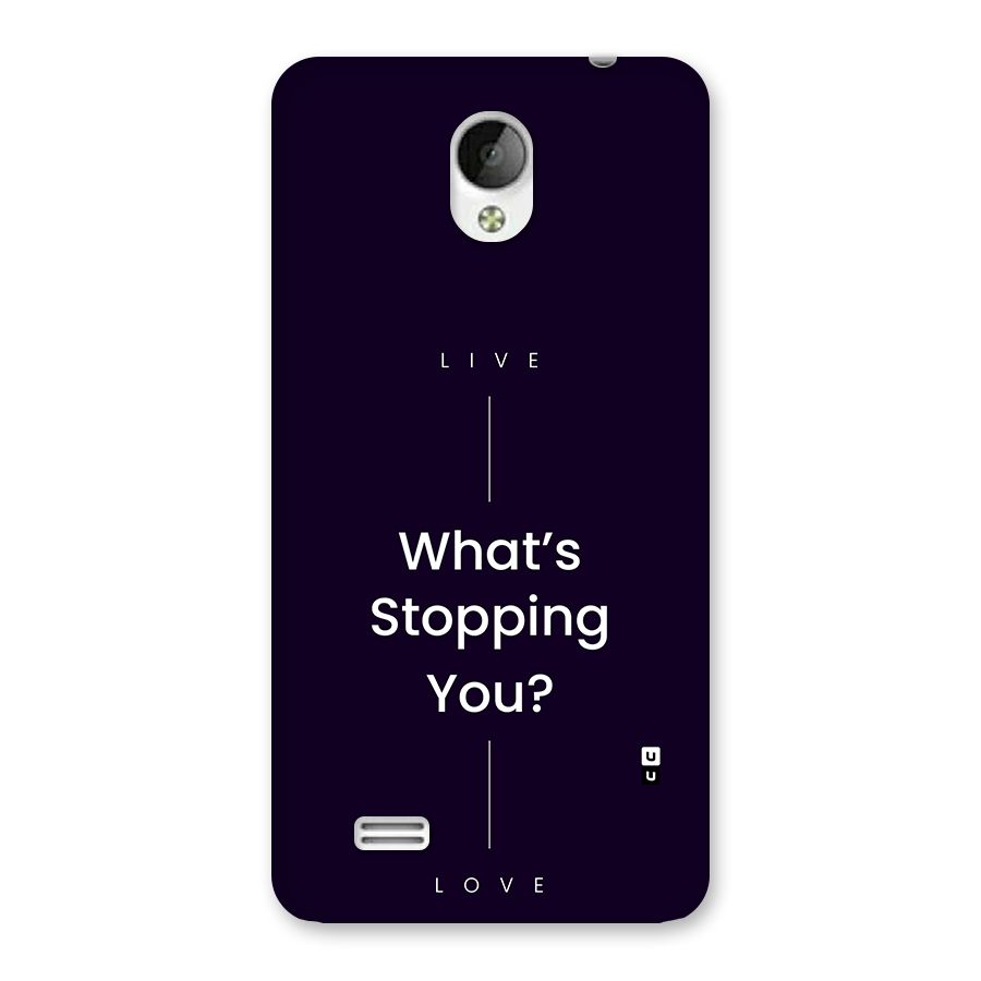 What Stopping You Back Case for Vivo Y21