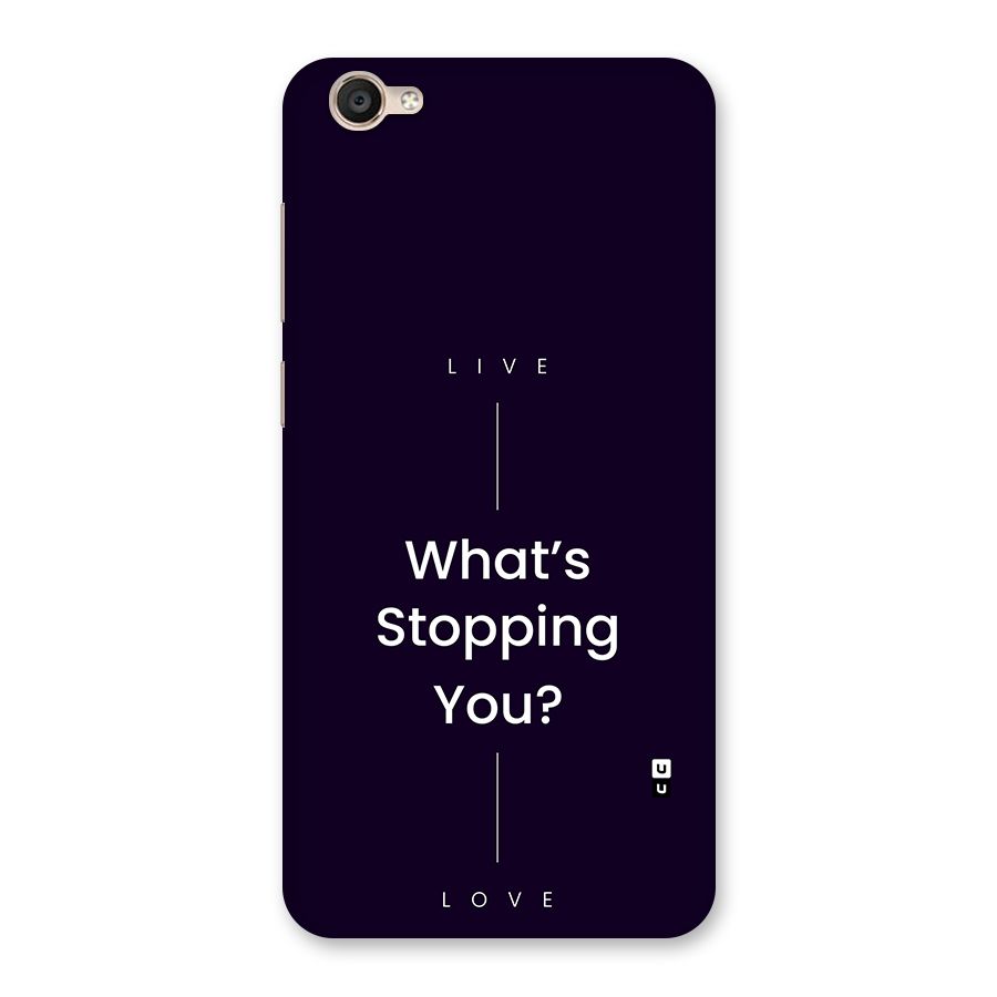 What Stopping You Back Case for Vivo Y55L