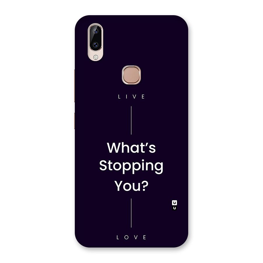 What Stopping You Back Case for Vivo Y83 Pro