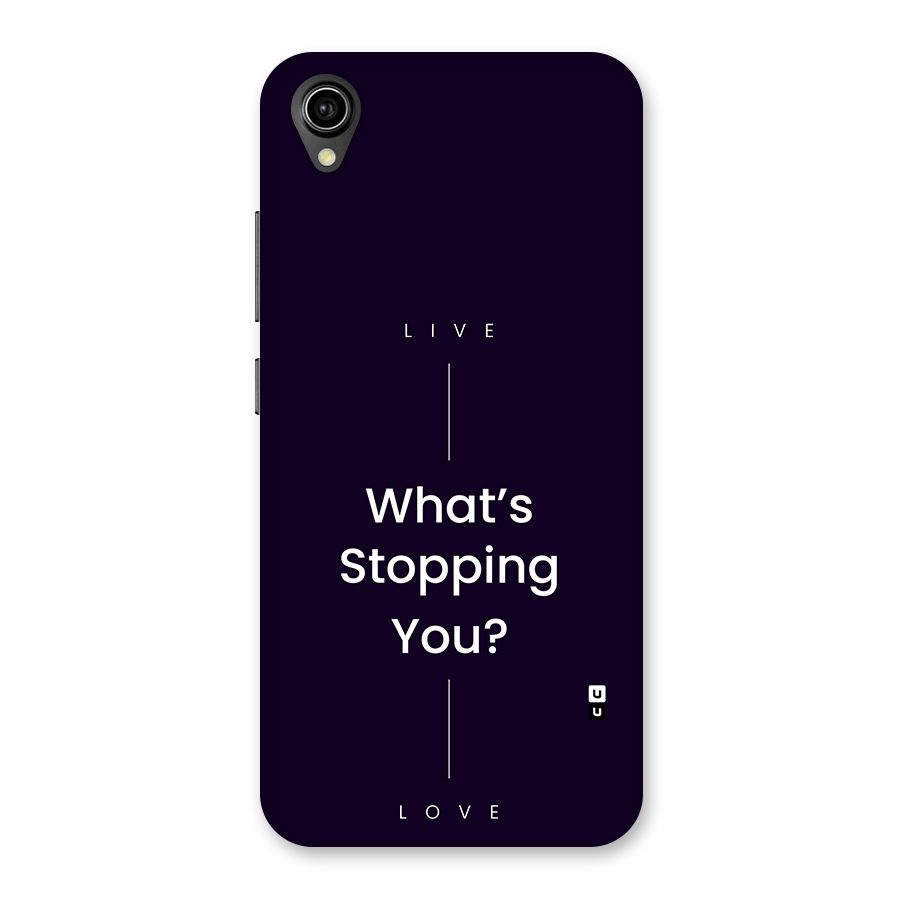 What Stopping You Back Case for Vivo Y90
