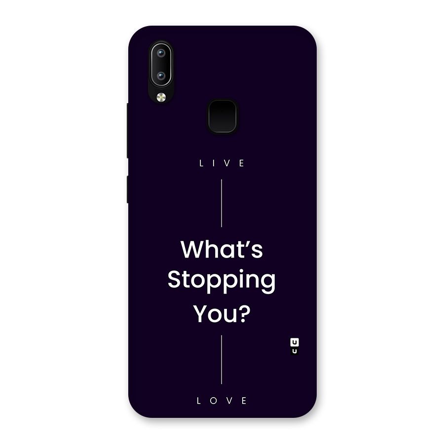 What Stopping You Back Case for Vivo Y93