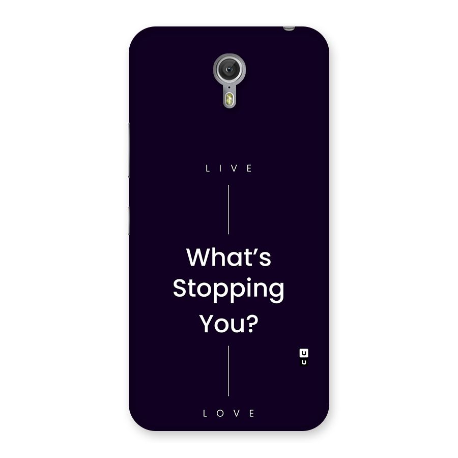 What Stopping You Back Case for Zuk Z1
