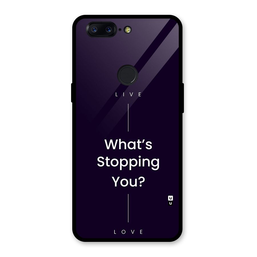 What Stopping You Glass Back Case for OnePlus 5T