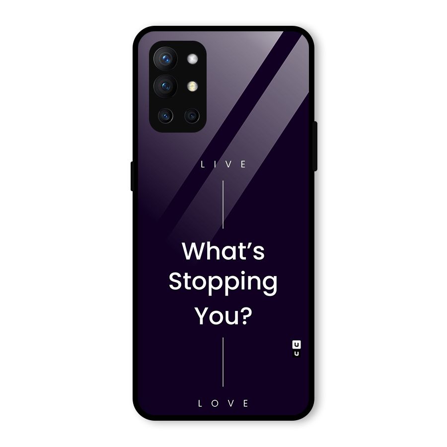 What Stopping You Glass Back Case for OnePlus 9R