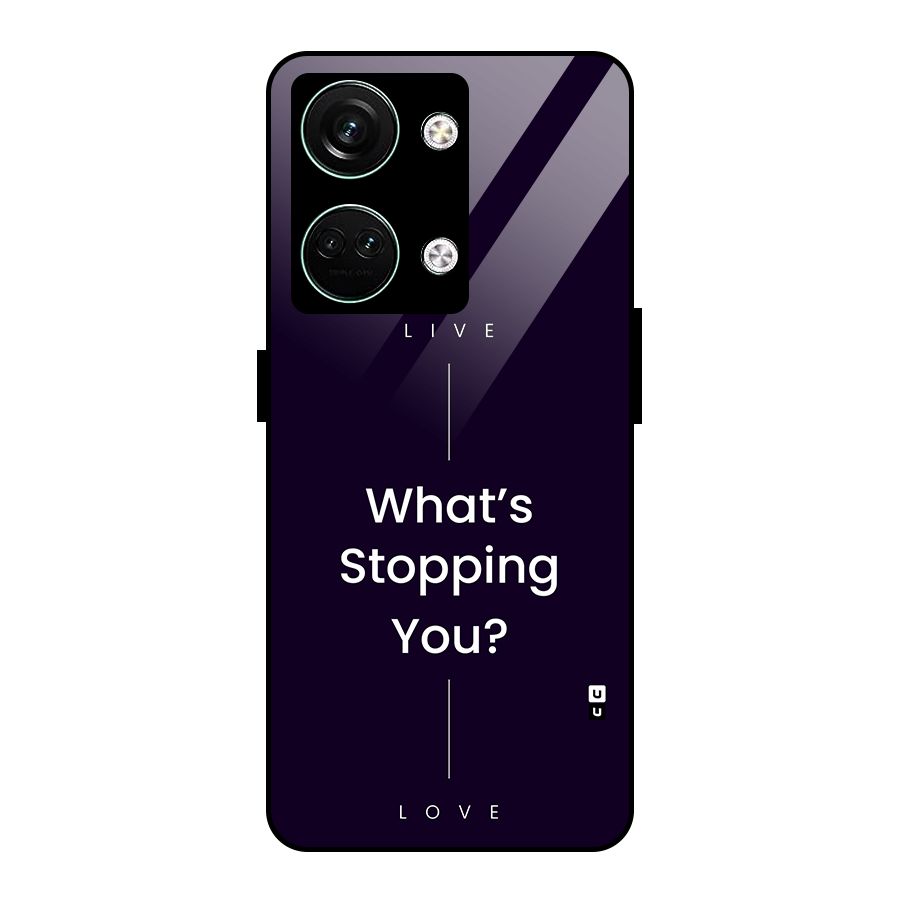 What Stopping You Glass Back Case for Oneplus Nord 3