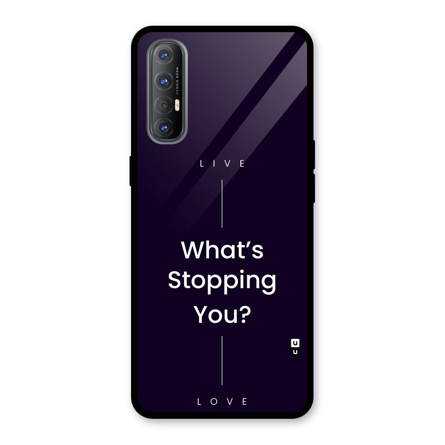 What Stopping You Glass Back Case for Oppo Reno3 Pro