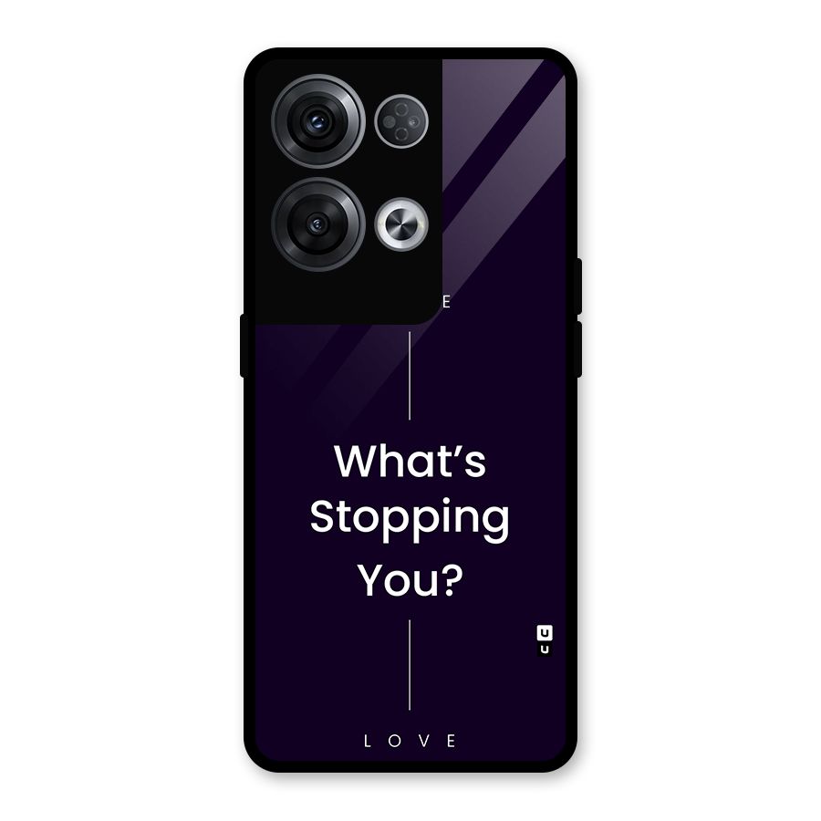 What Stopping You Glass Back Case for Oppo Reno8 Pro 5G