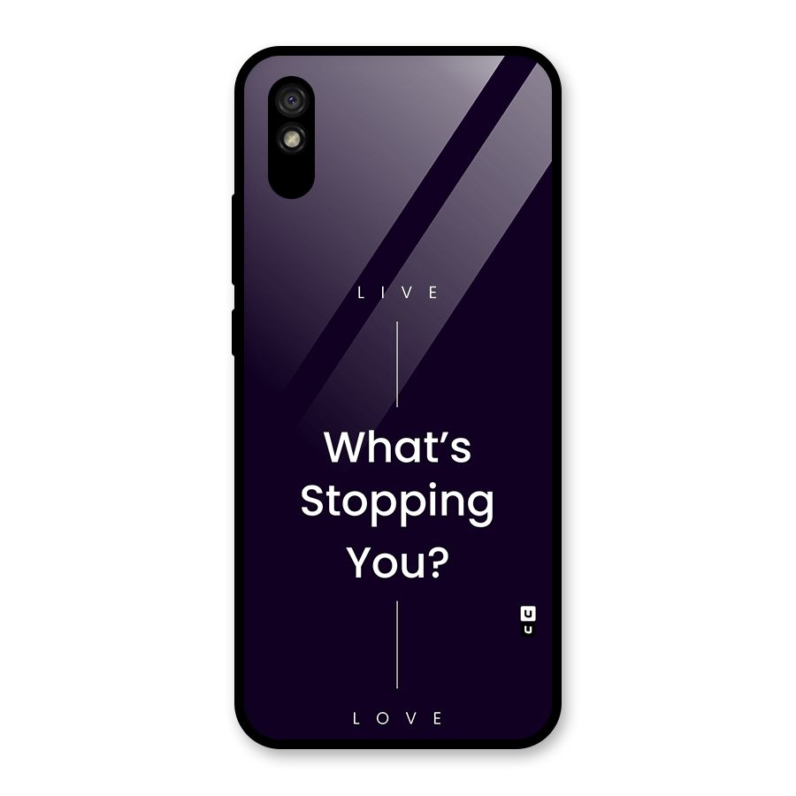 What Stopping You Glass Back Case for Redmi 9i