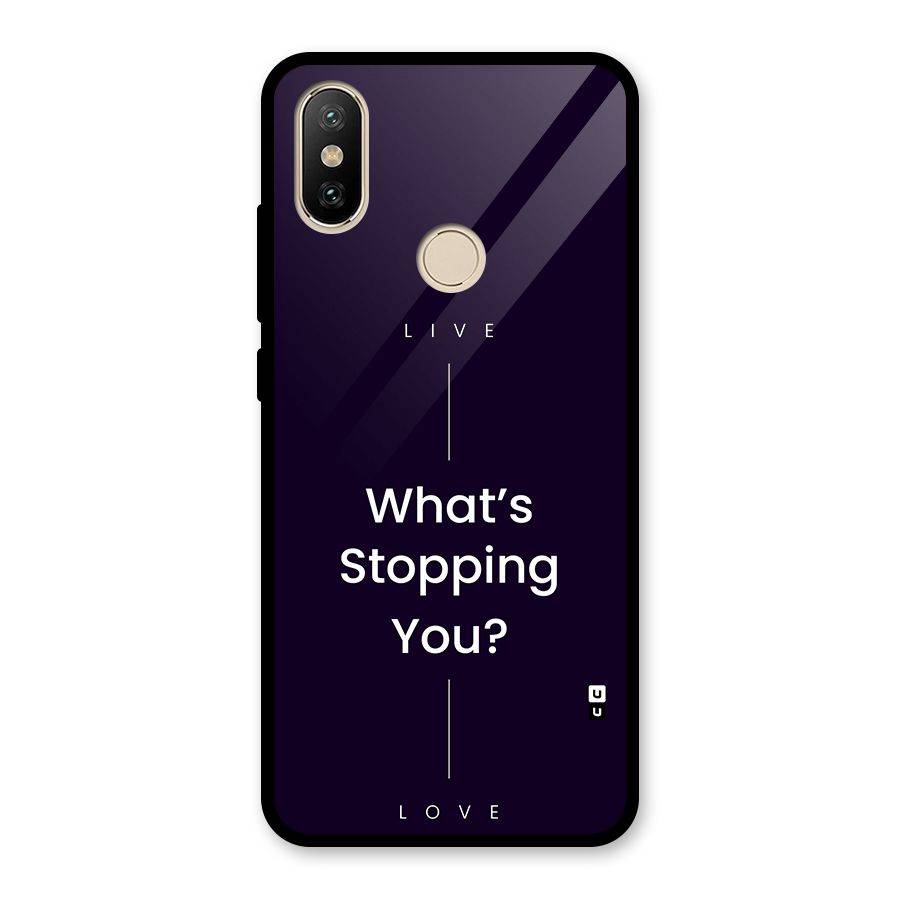 What Stopping You Glass Back Case for Redmi A2