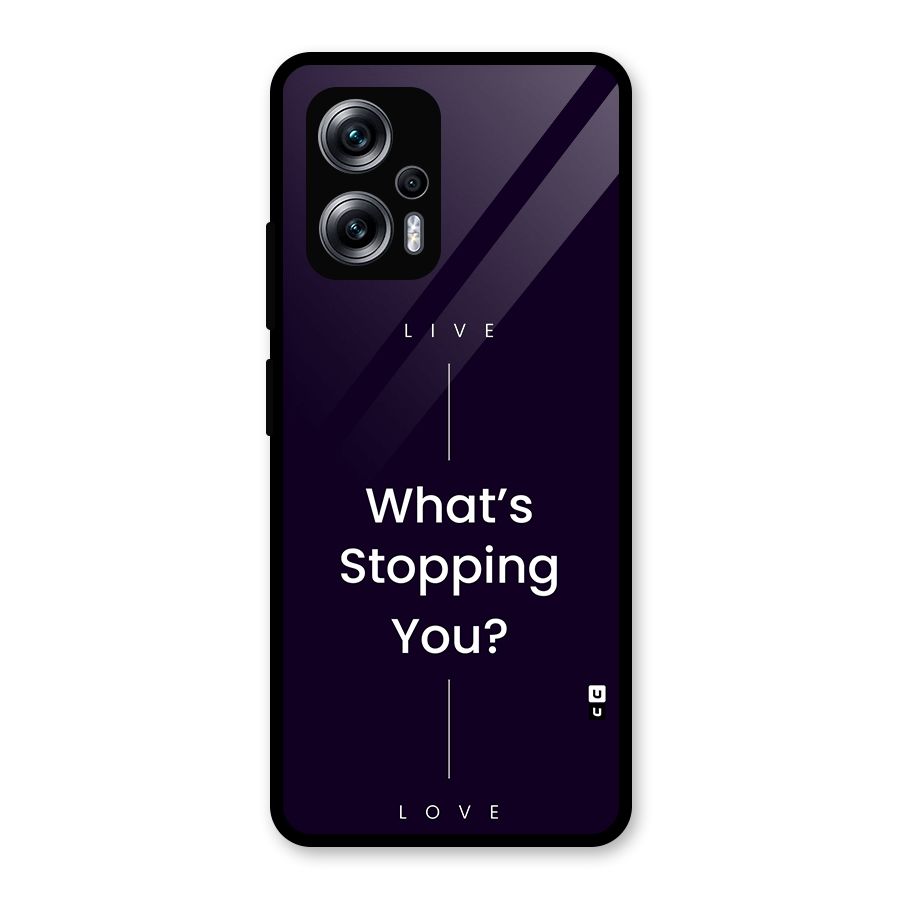 What Stopping You Glass Back Case for Redmi K50i